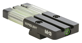Meprolight FT Bullseye Fiber Tritium Front Sight in Green Fits HK 45/VP9